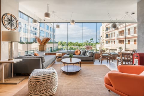 Lobby sitting area