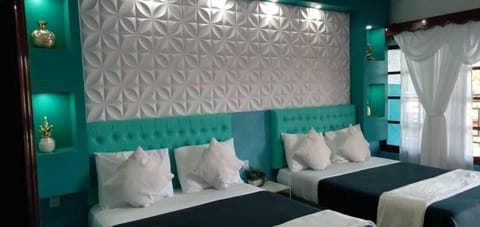 Family Double Room, 2 Double Beds | Free WiFi