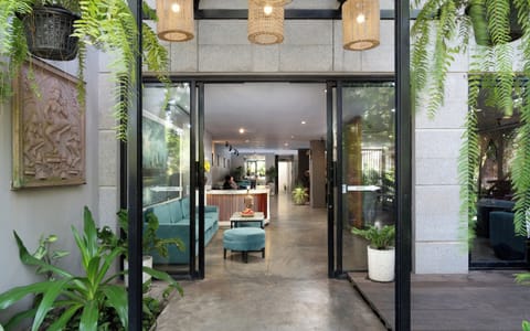 Interior entrance