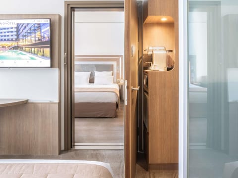 Room, 2 Double Beds, Non Smoking | Premium bedding, in-room safe, desk, laptop workspace