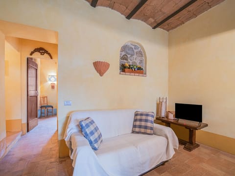 15-inch flat-screen TV with cable channels