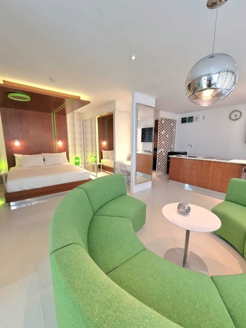 Pillowtop beds, in-room safe, blackout drapes, soundproofing