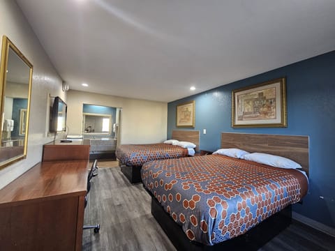 Basic Room, 2 Queen Beds | 1 bedroom, free WiFi, bed sheets