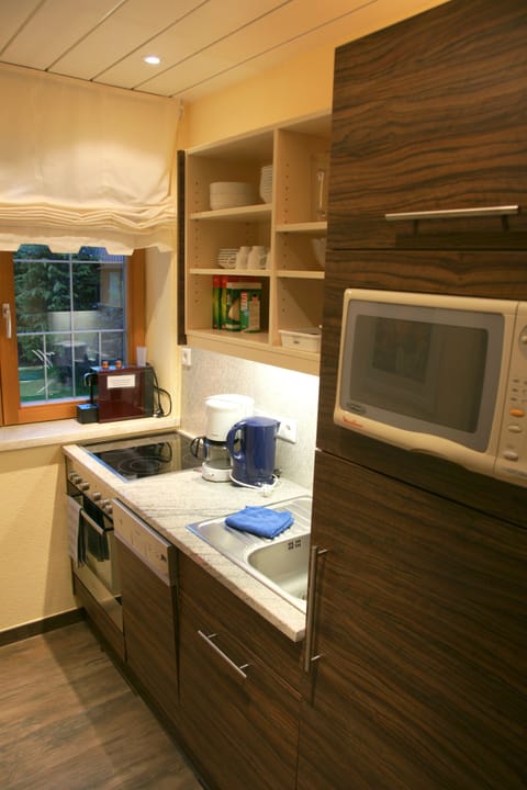 Comfort Apartment, Balcony, Mountain View | Private kitchen