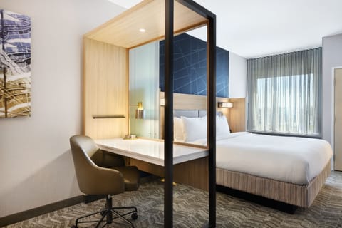 Desk, blackout drapes, iron/ironing board, free WiFi