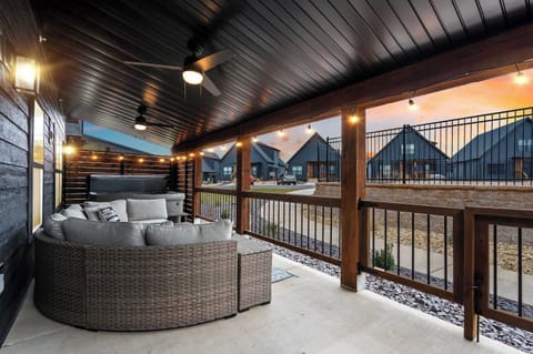 Cabin, Multiple Beds, Balcony, Pool View (Rocky Shores Retreat) | Terrace/patio