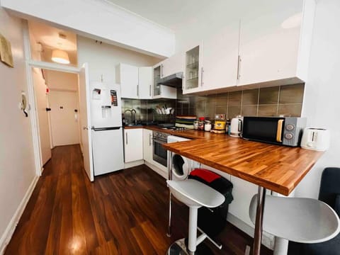 Apartment | Private kitchen | Fridge, microwave, electric kettle