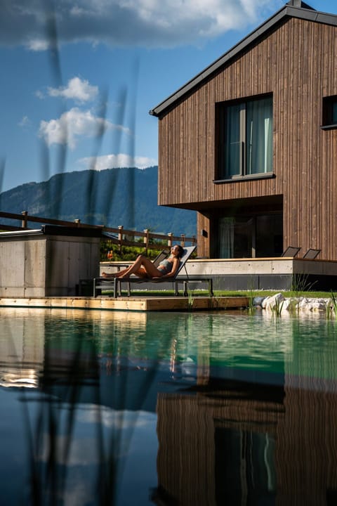 Indoor pool, seasonal outdoor pool, pool umbrellas, sun loungers