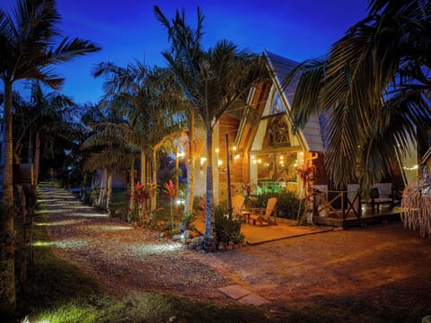 Front of property - evening/night