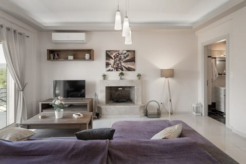 Exclusive Villa | Living area | 40-inch LED TV with cable channels