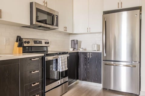 Apartment, 3 Bedrooms, Non Smoking | Private kitchen | Fridge, microwave, oven, stovetop