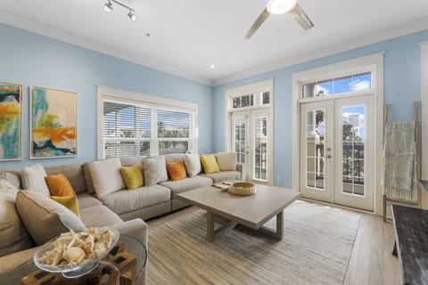 House | Living area | 65-inch Smart TV with digital channels, Netflix, Hulu