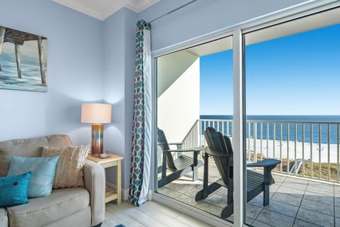 Condo, 1 King Bed with Sofa bed (Tidewater 706) | Living area | TV