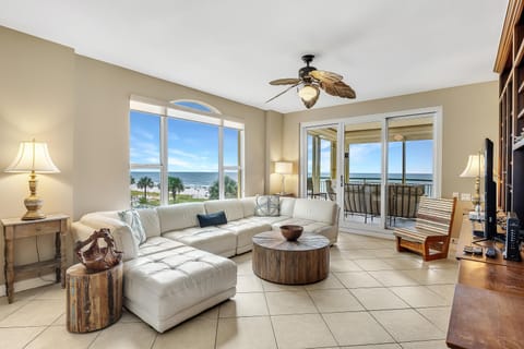 Condo, Multiple Beds (Beach Colony Tower 3A) | Living area | TV