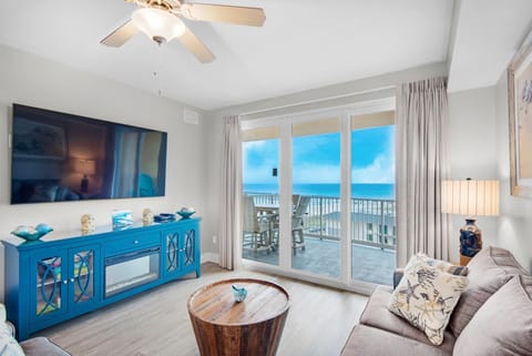 Condo, Multiple Beds (Calypso 3-807) | Living area | TV