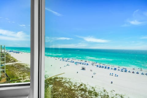 Studio, 1 King Bed (Top of the Gulf 825) | Beach | On the beach