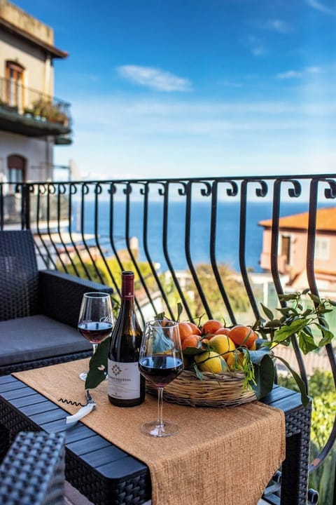 Panoramic Apartment, Balcony, Sea View | Terrace/patio