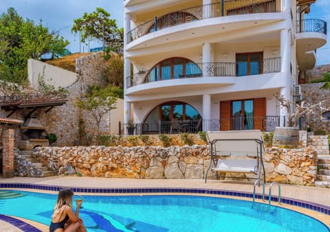 Seasonal outdoor pool, pool umbrellas, sun loungers