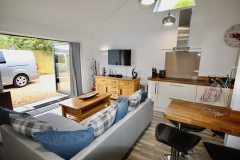 Luxury House | Living area | 40-inch LED TV with digital channels, DVD player, foosball