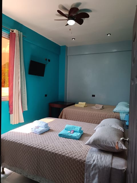 Family Double Room, City View | Hypo-allergenic bedding available, WiFi (free)