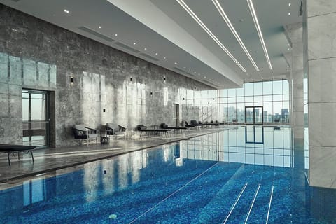 Indoor pool, outdoor pool