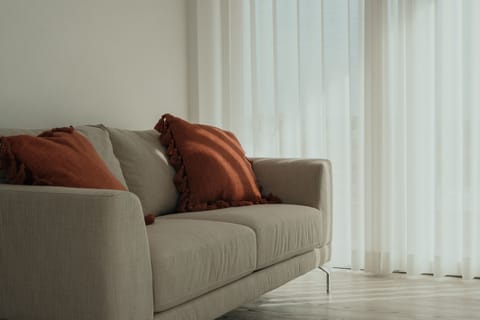 Superior Apartment | Living area | 50-inch Smart TV with premium channels, Netflix, streaming services