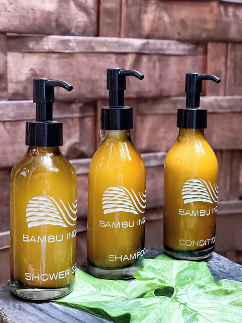 Free toiletries, hair dryer, bathrobes, slippers