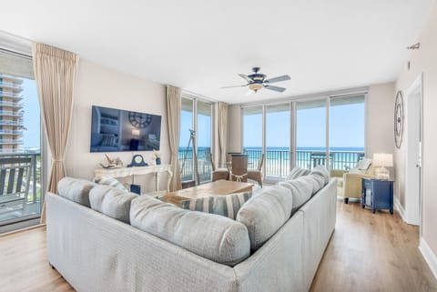 Condo, Multiple Beds (Emerald Dolphin unit 610) | Living area | TV