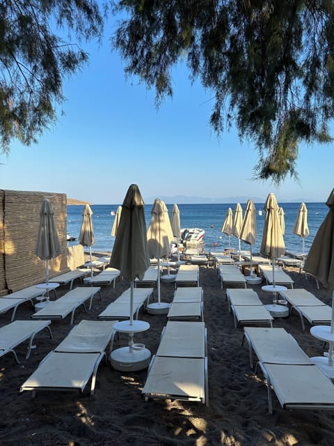 Private beach