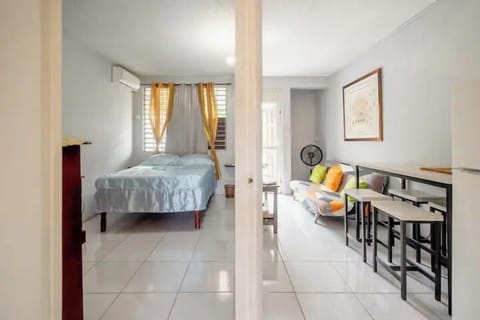 Junior Apartment, 1 Queen Bed with Sofa bed, Patio, Garden View | 1 bedroom, blackout drapes, iron/ironing board, free WiFi