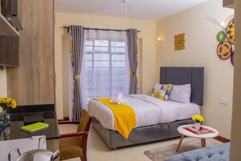 Standard Apartment, 1 Queen Bed | Living area