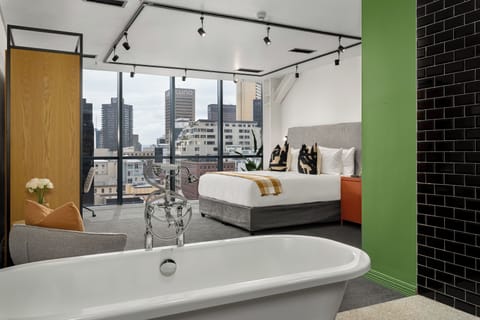 In-room safe, desk, laptop workspace, blackout drapes