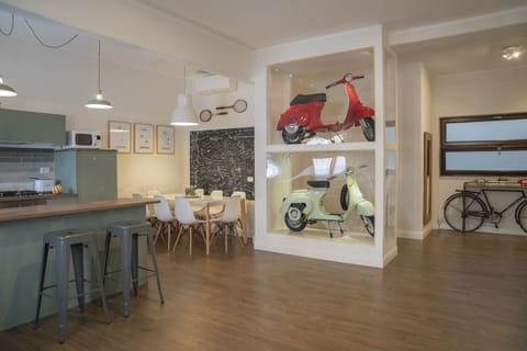 Comfort Apartment, 4 Bedrooms | Living area | 55-inch LED TV with digital channels