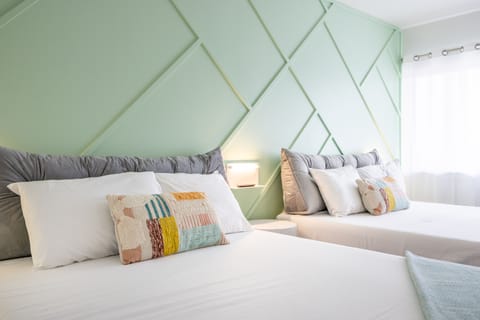 Standard Room, 2 Queen Beds | Hypo-allergenic bedding, memory foam beds, free WiFi, bed sheets