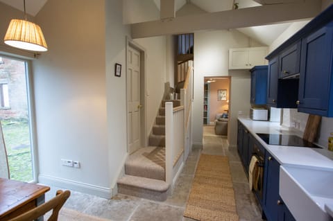 Fridge, dishwasher, electric kettle, toaster