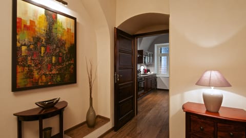 Grand Apartment, 2 Bedrooms | Living room | 55-inch Smart TV with satellite channels, Netflix, DVD player