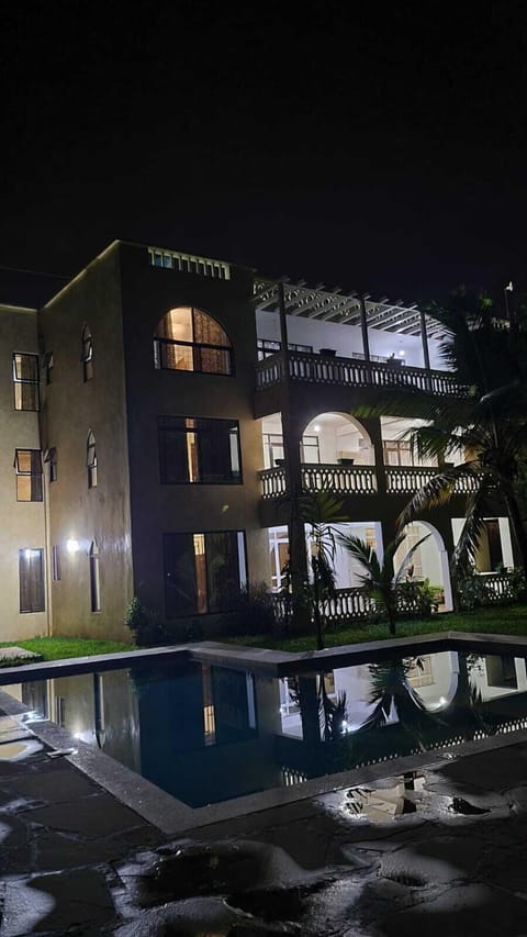 Front of property - evening/night
