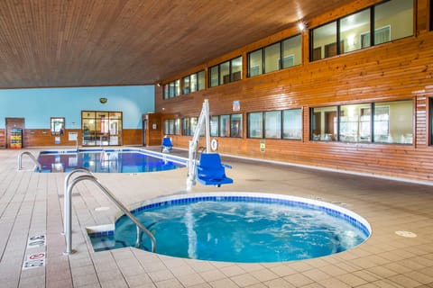 Indoor pool, outdoor pool
