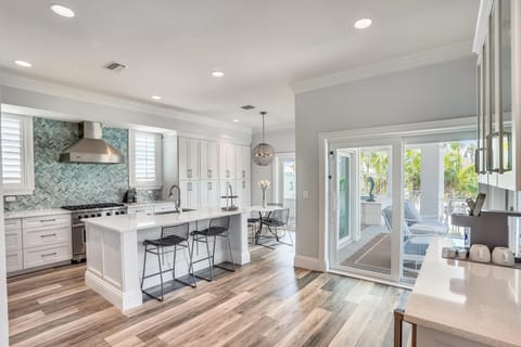 House, Multiple Beds (Sunset Point Beach House) | Private kitchen | Oven, toaster