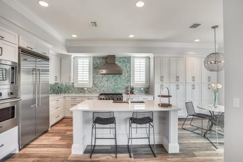 House, Multiple Beds (Sunset Point Beach House) | Private kitchen | Oven, toaster