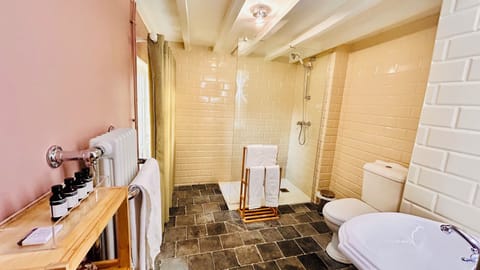 Comfort Double or Twin Room | Bathroom | Shower, free toiletries, hair dryer, soap