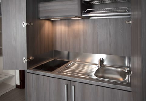 Studio, 2 Bedrooms | Private kitchenette | Espresso maker