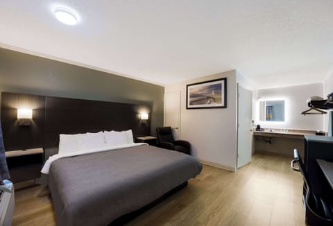 Room, 1 King Bed, Accessible, Non Smoking | Laptop workspace, blackout drapes, iron/ironing board, cribs/infant beds