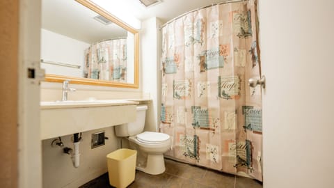 Economy Double Room | Bathroom | Bathtub, towels, soap, shampoo