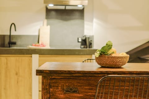 Traditional Apartment, 1 Queen Bed with Sofa bed | Private kitchen | Full-size fridge, stovetop, espresso maker, coffee/tea maker