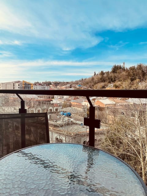 Luxury Apartment, City View | Terrace/patio