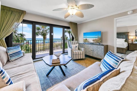 Condo, Multiple Beds (Commodore 203) | Living area | TV