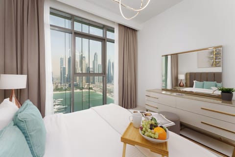 Exclusive Apartment, 3 Bedrooms, Sea View | 3 bedrooms, in-room safe, blackout drapes, iron/ironing board