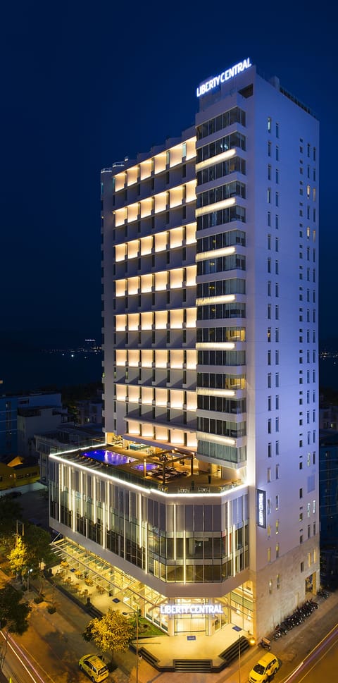 Front of property - evening/night