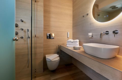 Free toiletries, hair dryer, slippers, towels